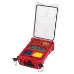 Caja Organizadora Con 5 Divisiones Rojo - Milwaukee Electric