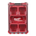 Caja Organizadora Con 5 Divisiones Rojo - Milwaukee Electric