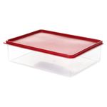 Tazón Rectangular Rojo