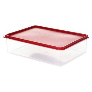 Tazón Rectangular Rojo