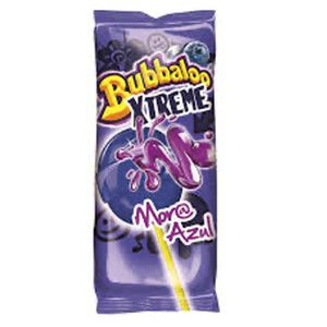 Paleta Bubbaloo Xtreme Paleta Rellena Sabor Mora Azul