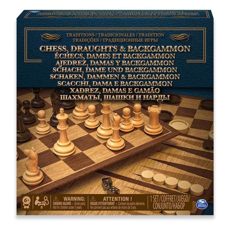 Ajedrez, Damas Y Backgammon - Cardinal