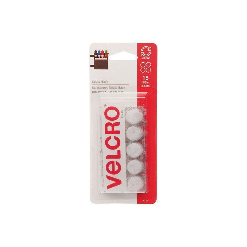 Velcro Multiuso Tipo Circular Blanco 5/8 Plgx
