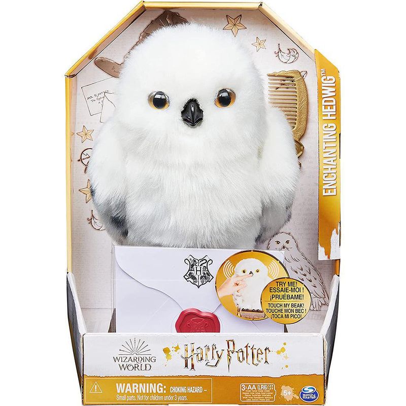 Juguete Interactivo De Búho Enchanting Hedwig - Wizardging World
