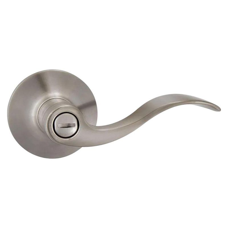 Cerradura para Baño Tipo Manija Queen Color Níquel