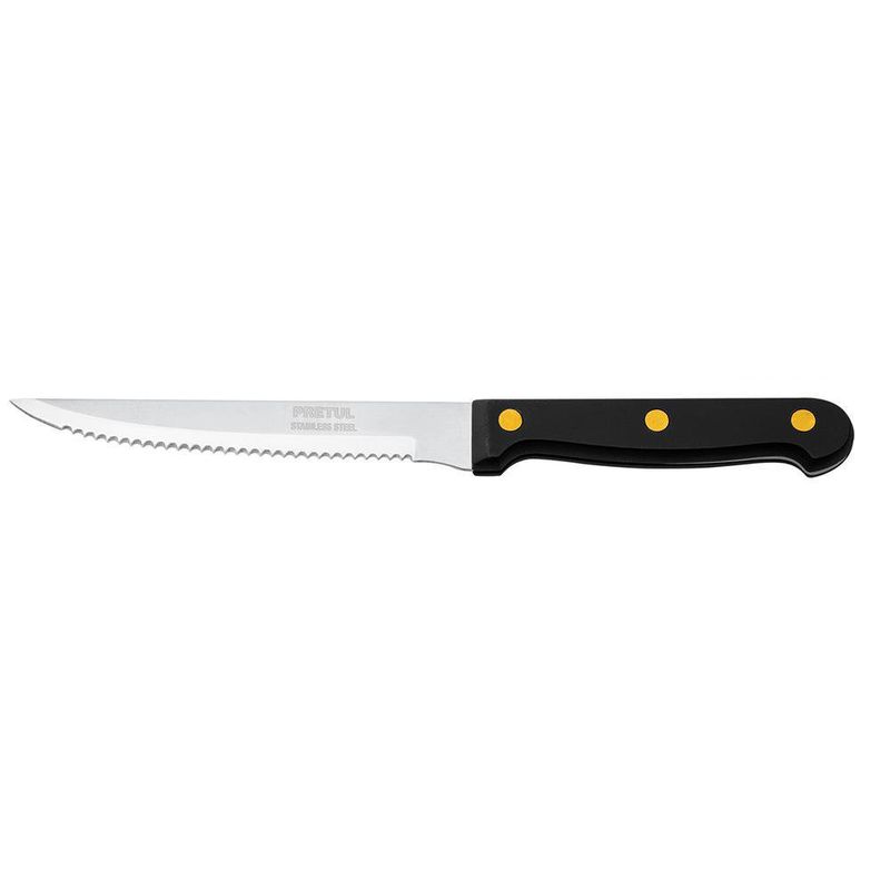 Cuchillo Con Sierra Mango Plástico 5 Plg - Pretul