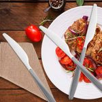 Cuchillo Fusión De Acero Inoxidable Gris Y Plateado - Guzzini