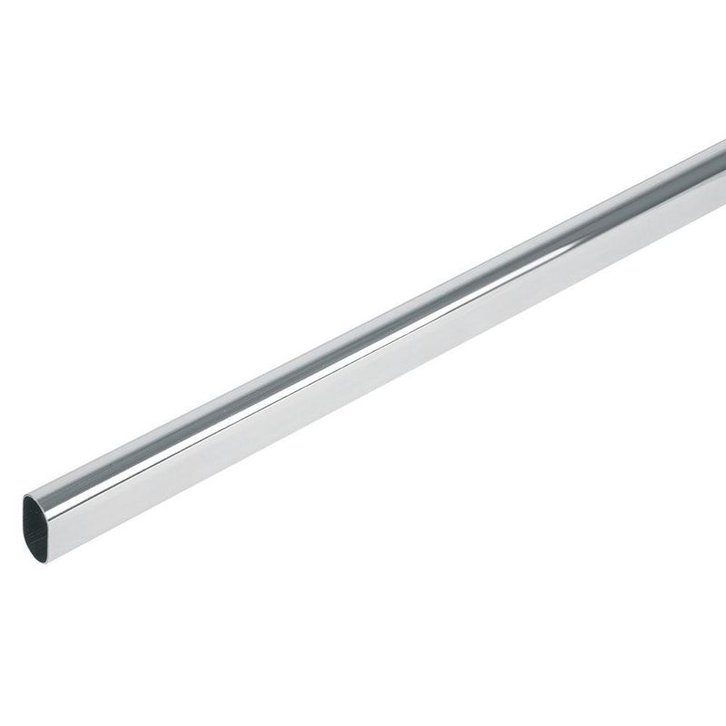 Tubo Para Closet Ovalado De Aluminio 2.4 M - Hermex