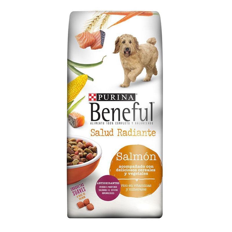 Alimento Para Perro Adulto Sabor Salmón 22 Lb - Beneful