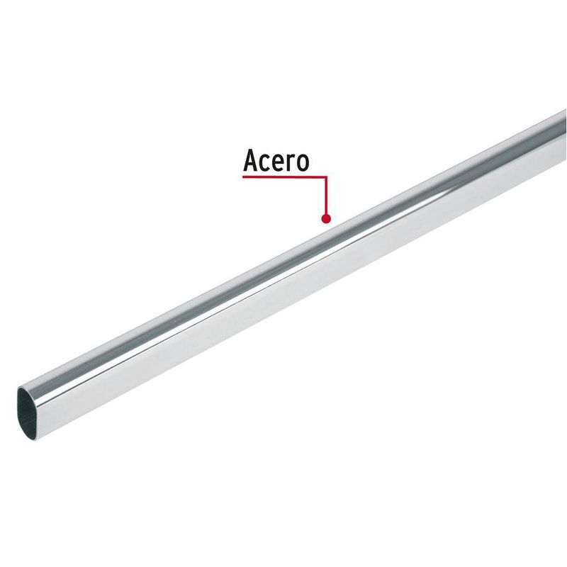 Tubo Para Closet Ovalado De Aluminio 2.4 M - Hermex