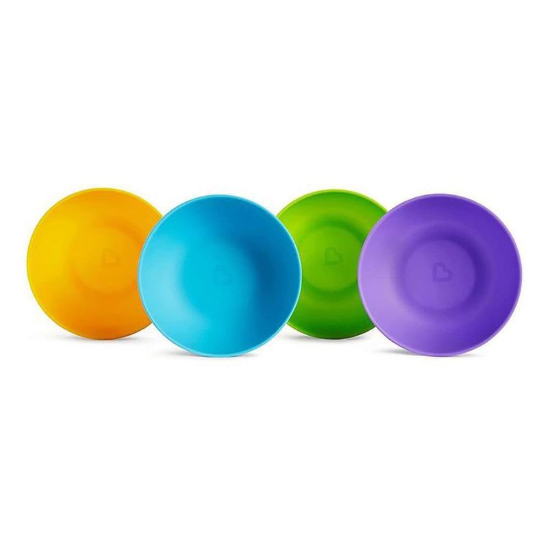 Set De 4 Platos Hondos Multicolores - Munchkin