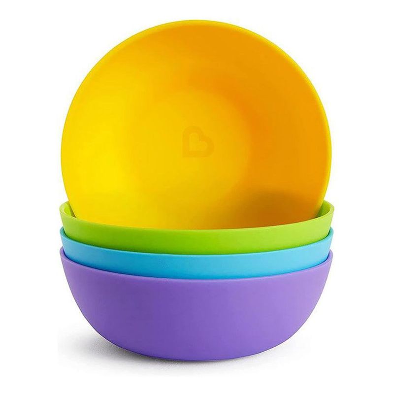 Set De 4 Platos Hondos Multicolores - Munchkin