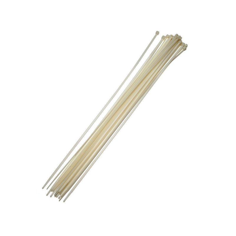 Cincho Estándar De 20 Plg Y 50 Lb Blanco 25 Pzas - Volteck