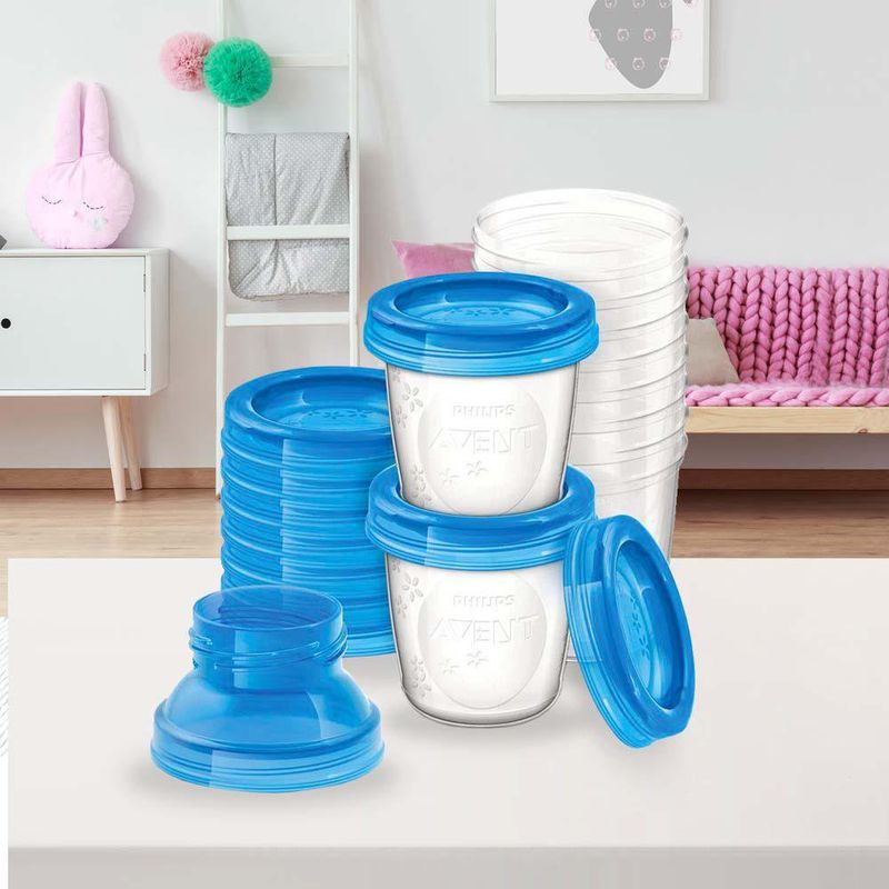 Set De Recipientes Para Almacenar Lecha Materna 22 Pzas - Avent