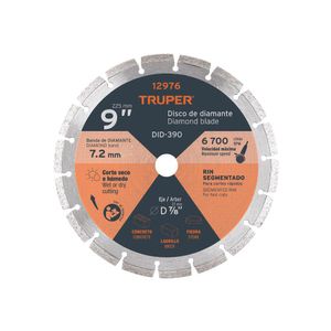 Disco para Corte en Concreto 9 Plg