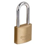 Candado De Latón Gancho Largo 30 Mm - Hermex