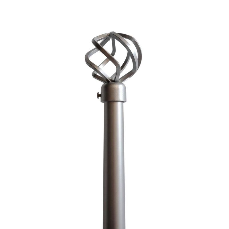 Galería de Metal Flander Color Plateado 91-182 Cm