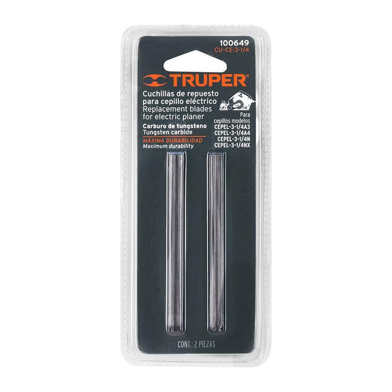 Cuchillas De Repuesto Para Cepel 3 1/4N - Truper