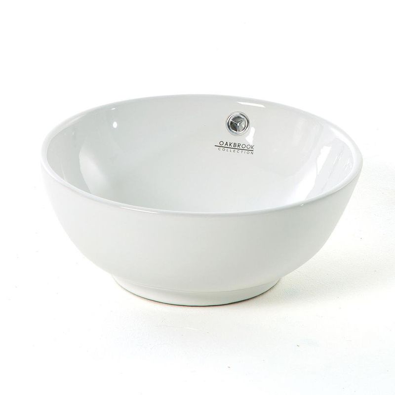 Lavamanos Redondo de Sobreponer Bali Blanco - Oakbrook