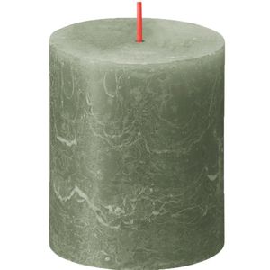 Vela Pillar Decorativa Verde