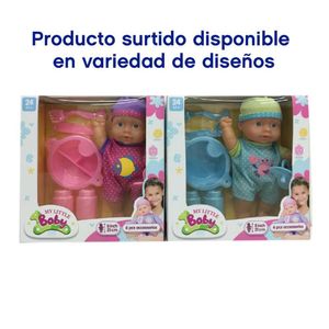 Muñeca con Accesorios 8 Plg Diseños Surtidos