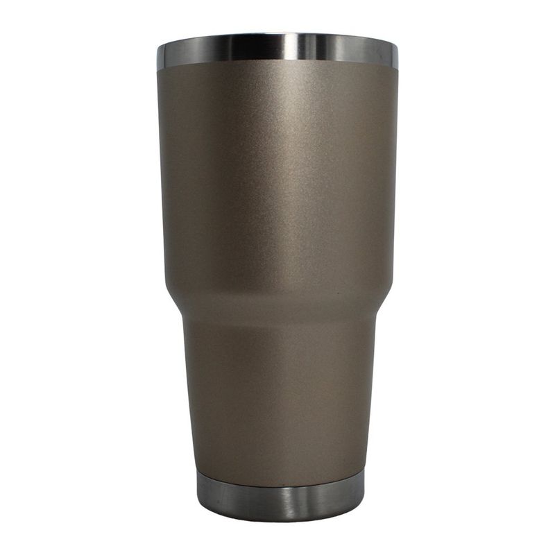 Vaso de Acero Inoxidable con Tapadera Gold 30 Oz