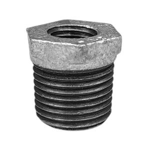 Reductor Galvanizado tipo Rosca 1/2 Plg x 1/4 Plg