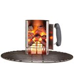 Arrancador de Carbón Compacto RapidFire de Acero Aluminizado