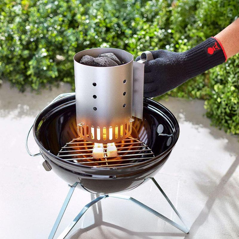 Arrancador de Carbón Compacto RapidFire de Acero Aluminizado