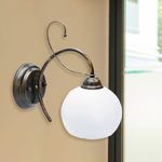 Lámpara De Pared Circular De 1 Bombillo E27 - Zlumini