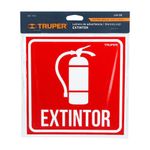 Rótulo De Señalización De Extintor 19 X 19 Cm - Truper