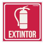 Rótulo De Señalización De Extintor 19 X 19 Cm - Truper