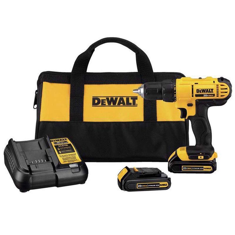Taladro Compacto Inalámbrico 1/2 Plg 20 V - Dewalt