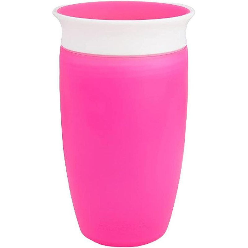 Vaso Entrenador Con Tapa Miracle 360˚ Rosado - Munchkin