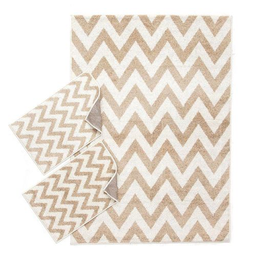 Combo De 3 Alfombras Lotto Beige - Viva