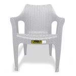 Silla De Plástico Blanca Diseño Sofá - Plastimás