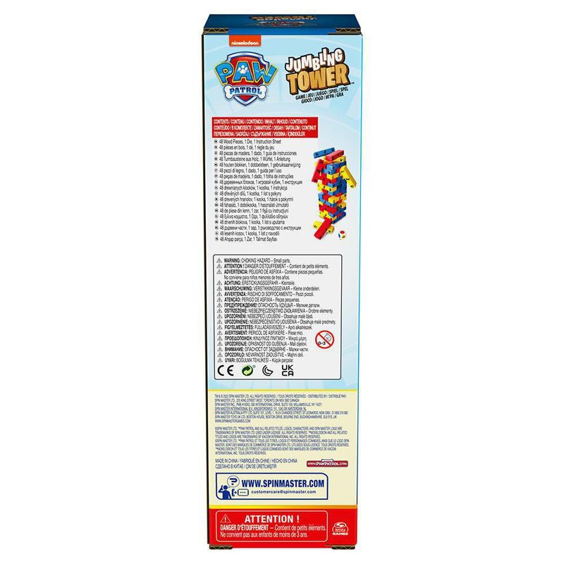 Torre Equilibrio 48 Pzs - Games Paw Patrol