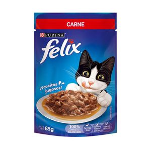 Sobre De Comida Comida Para Gatitos Sabor Carne En Salsa 85 G - Purina Felix