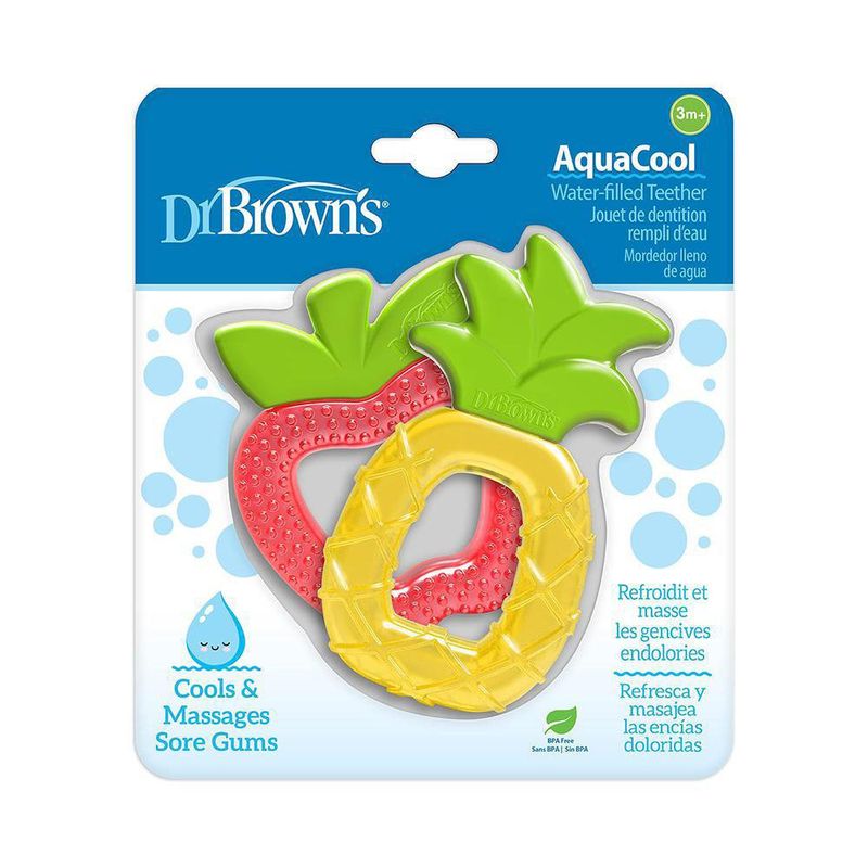 Mordedor De Agua Para Bebés Diseño De Frutas - Dr. Browns