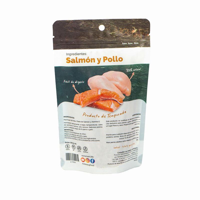 Alimento Deshidratado Para Perros Sabor Salmón Y Pollo - Kani