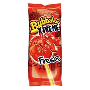 Paleta Bubbaloo Xtreme Paleta Rellena Sabor Fresa