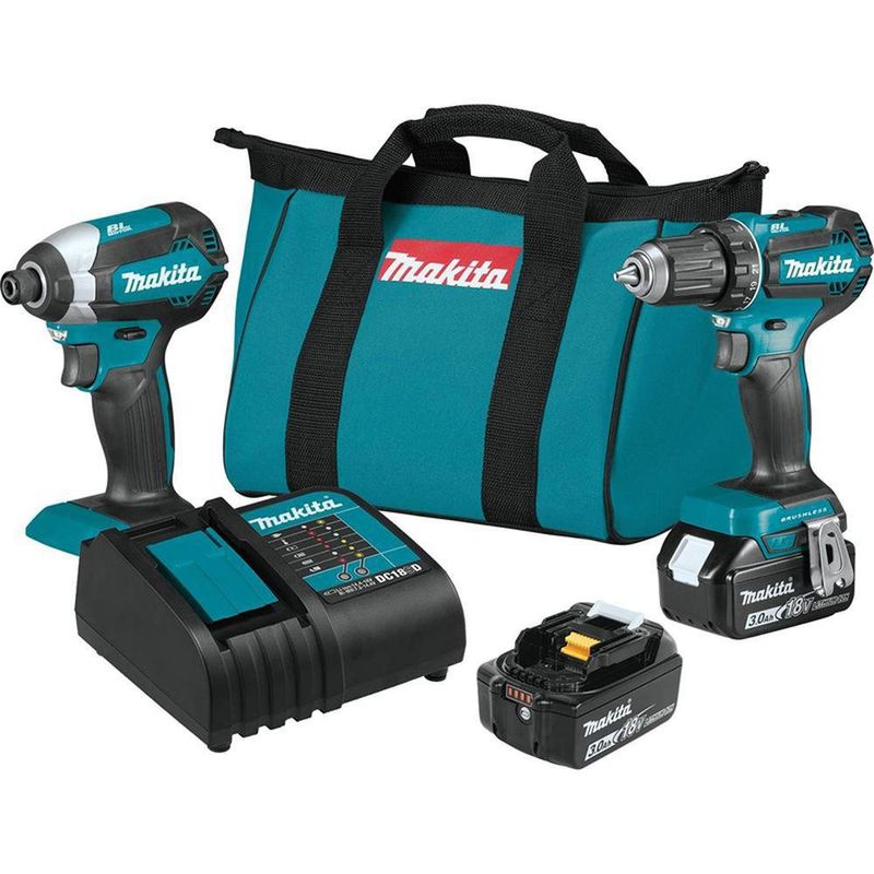 Kit De Atornillador Y Taladro De Impacto - Makita