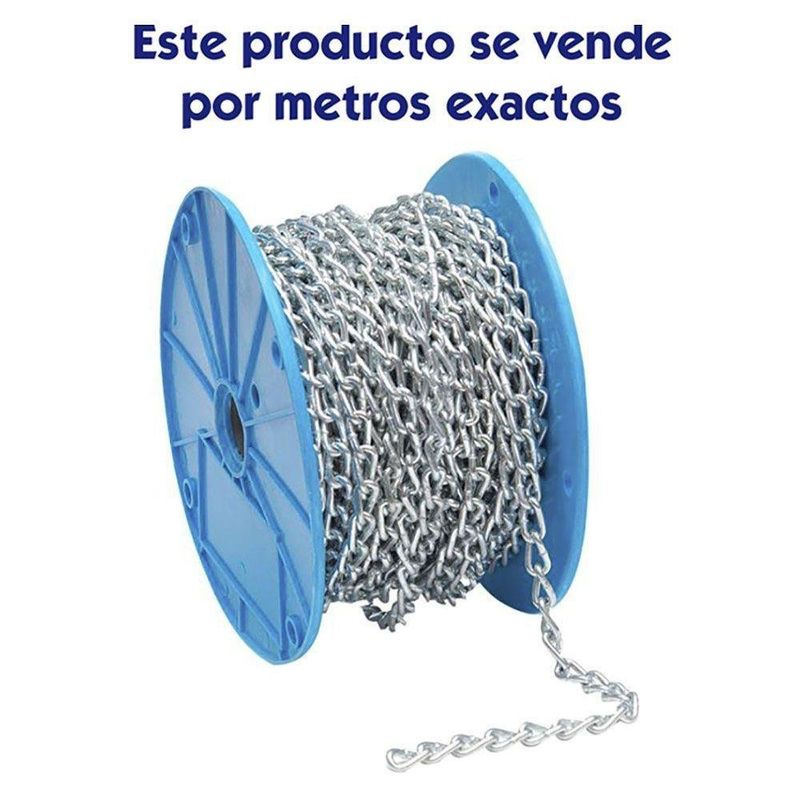 Cadena 1 Doble Aro 198 Lb Galvanizado