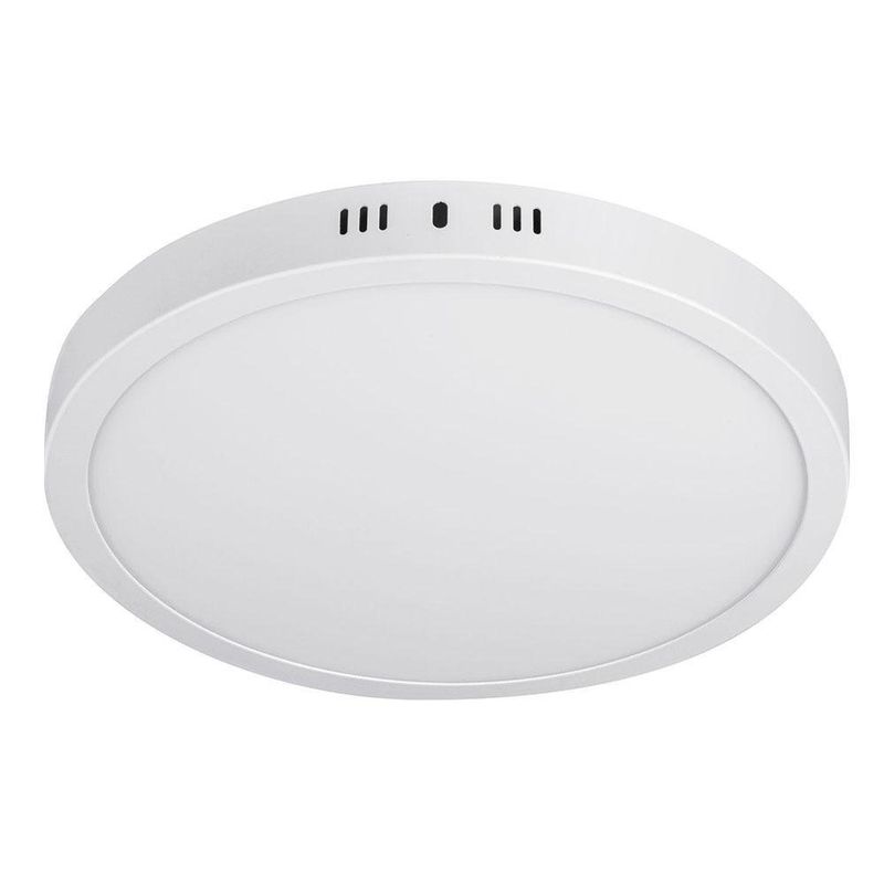 Lámpara Tipo Plafón LED Redonda Luz Cálida 24 W - Volteck
