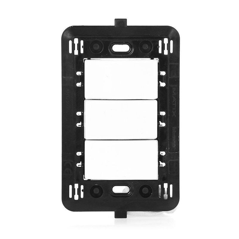 Interruptor Triple Matix Blanco - Bticino