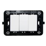 Interruptor Triple Matix Blanco - Bticino