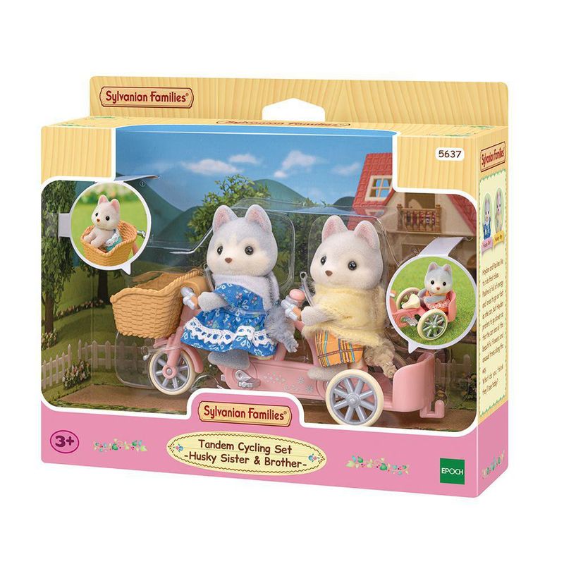 Hermanos Husky En Tándem - Sylvanian Families