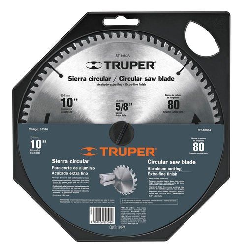 Disco Para Metal 10 Plg 80D - Truper
