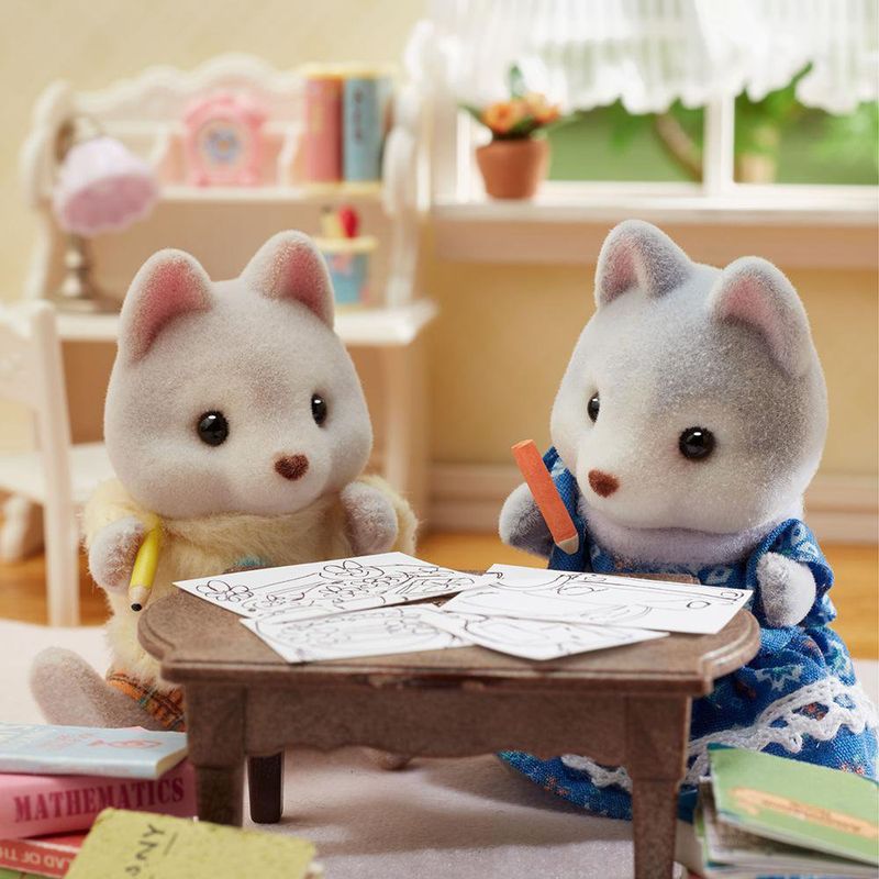 Hermanos Husky En Tándem - Sylvanian Families