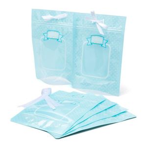 Bolsa Resellable Celeste de Puntos